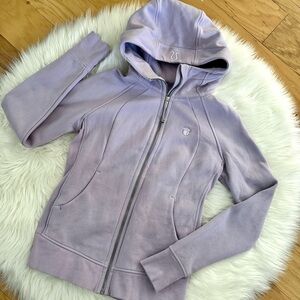 Lululemon Full Zip Fleece Lined Scuba with Acorn Size 8